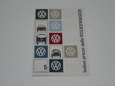 VOLKSWAGEN MAGGIOLINO T2 LISTINO  PREZZI 1968 BROCHURE DEPLIANT PROSPEKT (Y7) 