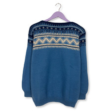Maglione Vintage azzurro e