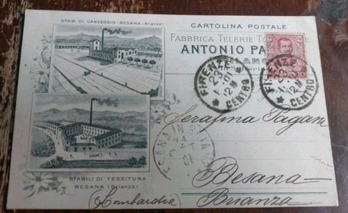 Cartolina epoca provincia - cartolina, d'epoca