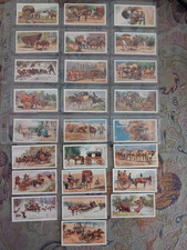 Figurine inglesi serie completa di 25 soggetto carrozze perfette anni 30 circa