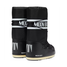 Moon boot icon black insulated - moon,