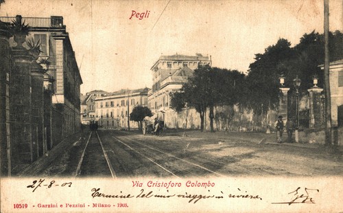 Genova pegli via cristoforo - via,