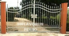 Cancello in ferro doppia anta carrabile