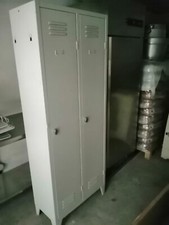 Armadio armadietto spogliatoio sporco pulito resina 1 anta 2 posti scomparti