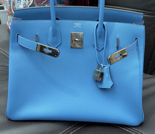 Hermes birkin 30cm rare - birkin, blue