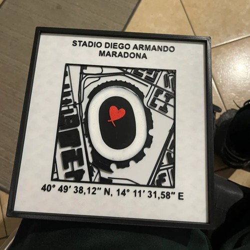 Napoli quadro stadio maradona - stadio,