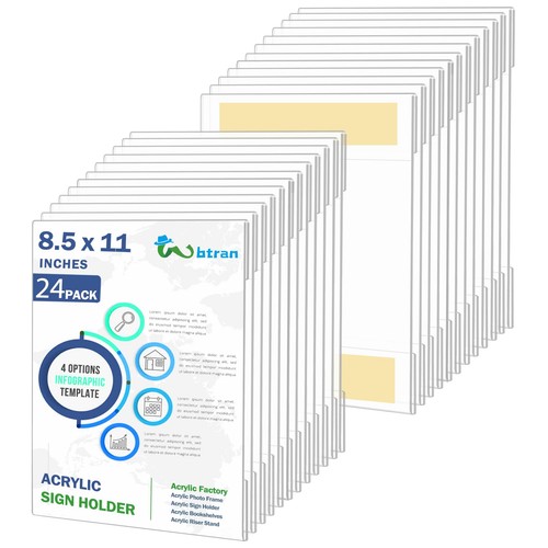 Porta insegna acrilica x - insegna, 8,5