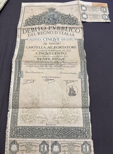 Debito pubblico del regno - debito,