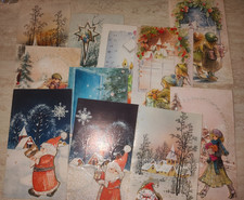 BIGLIETTO BUON NATALE CON IMMAGINE A RILIEVO vintage a scelta