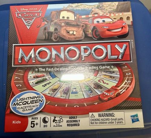 Monopoly disney cars - 2, pixar