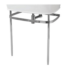 ARTCERAM Azuley Console in metallo cromato lucido AZA002 Made in ITALY