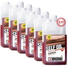 6L OLIO MOTORE MOTO 2T IPONE SELF OIL FRAGOLA SINTETICO CON DOSATORE PER MISCELA