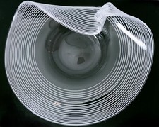 CENEDESE ALBARELLI MURANO CIOTOLA vetro CONCHIGLIA ETICHETTA firmato XXL Vintage