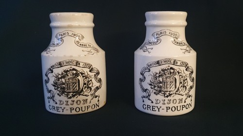 Anciens pots moutarde - a,