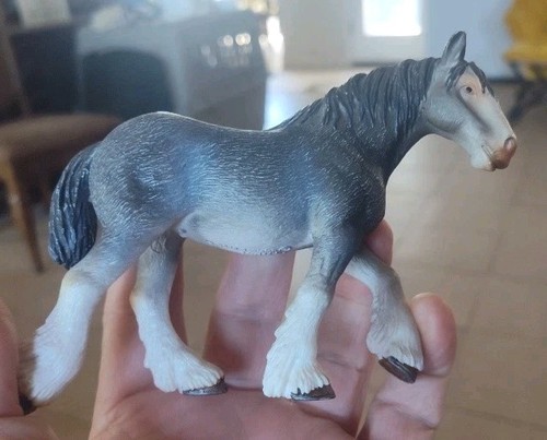 Schleich clydesdale grigio - schleich,