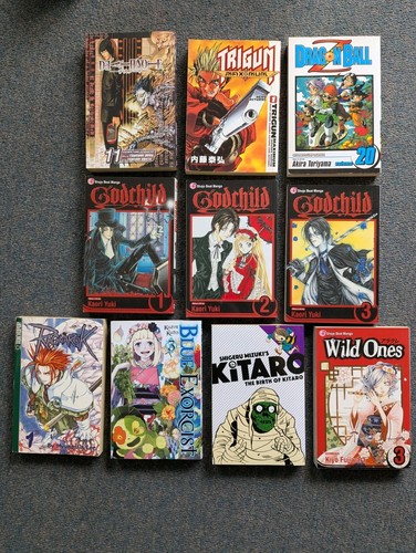 Mixed manga book lot - book, of