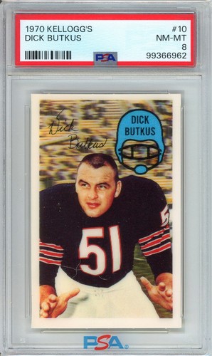 1970 kellog dick butkus - 1970, #10