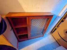 Copritermosifone anni '60 in legno e ottone