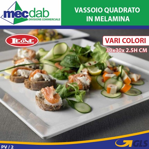 Vassoio quadrato melamina - vassoio, in