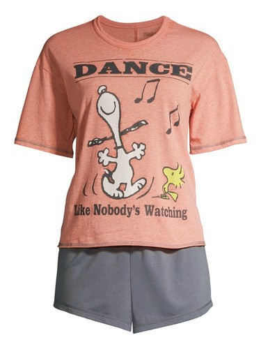 Pigiama donna snoopy peanuts - pigiama,