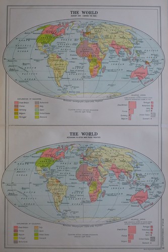 1919 mappa mondo before - mondo, il