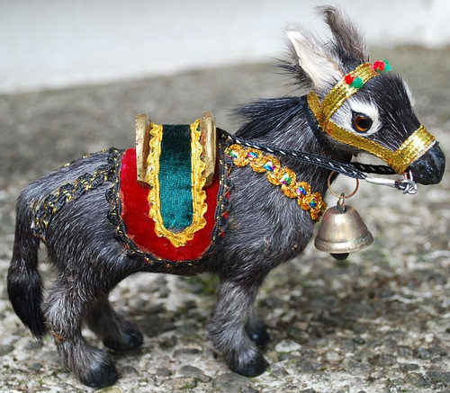Figurina burro asino fatta - figurina,