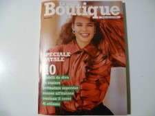 LA MIA BOUTIQUE Rivista Magazine Dicembre 1986 + cartamodelli SPECIALE NATALE