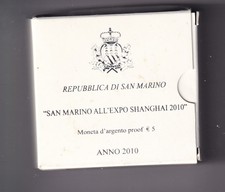 san marino - 5 euros 2010 Exposition Universelle shangai