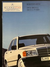 Bruchure Mercedes 190 D 2.5, 190 D 2.5 Turbo