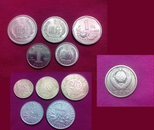 Lotto 11 monete - Russia CCCP