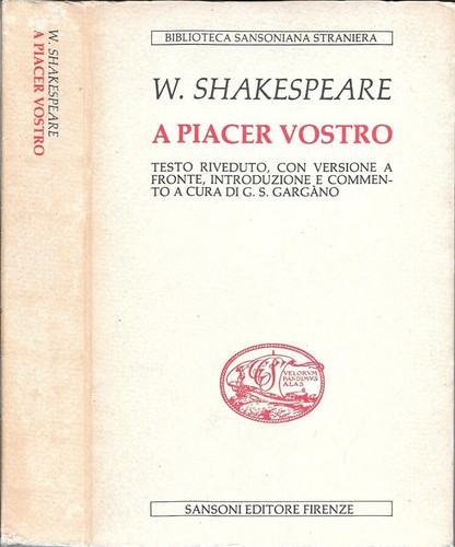 Piacer vostro william - a, vostro.