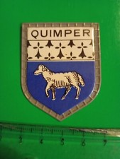 Ecusson publicitaire en Plastique Régilait Vintage Quimper Bretagne 