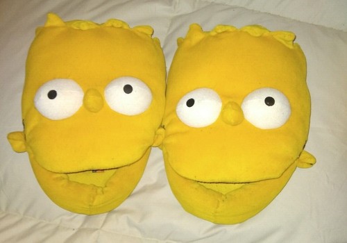 The simpson pantofole giallo - simpson,