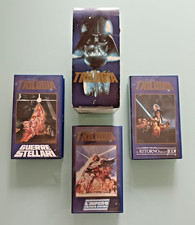 VHS Trilogia GUERRE STELLARI + L'IMPERO COLPISCE ANCORA + IL RITORNO DELLO JEDI