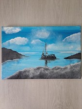Dipinto paesaggio marittimo - dipinto,