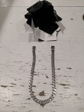 Collana Uomo Cesare Paciotti Argento 106 GR. 45cm Originale 