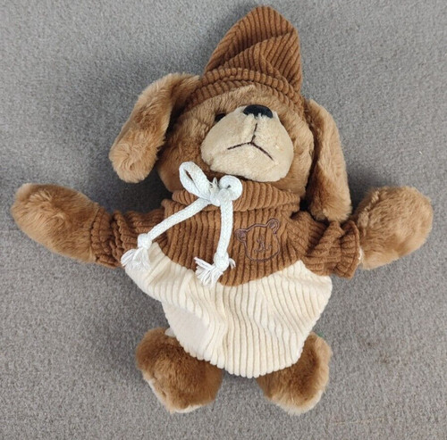 Peluche cane cagnolino marrone - peluche,