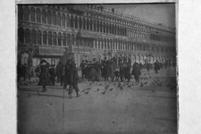 Antica foto vetro piatto