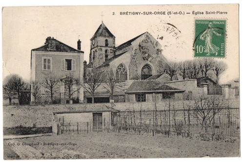 Cpa bretigny sur - cpa, 91