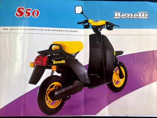 Brochure depliant benelli - depliant,