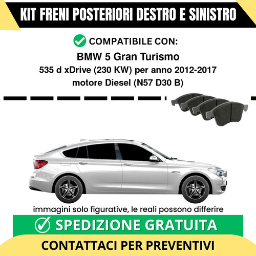 Pastiglie freno posteriori - freno, bmw