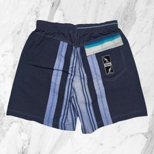 AUSTRALIAN BY L'ALPINA Vintage Anni 90 Costume Uomo Blu Tasca Boxer Mare Tg S