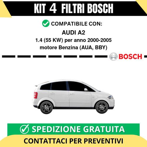 Kit bosch filtri - 4, tagliando