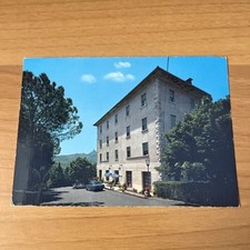 CARTOLINA COLORI VINTAGE COLLEZIONE BAGNO VIGNONI SIENA ALBERGO POSTA MARCUCCI