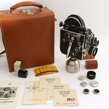 Macchina fotografica pellicola Paillard Bolex H16 Supreme 16mm n.107986 con 3 obiettivi