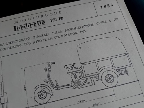 Lambretta 150 moto furgone - 150,