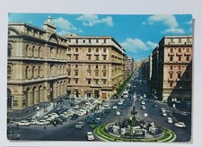01306 554 Cartolina - Napoli - Piazza Borsa 1969