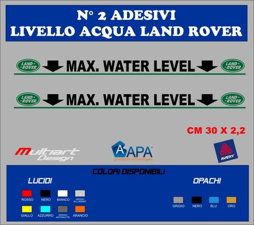 Adesivi max water level - max,