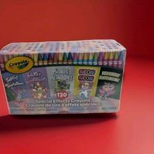 Crayola 120 Pastelli Effetto Speciale Bambini Arti e Mestieri Regalo Divertimento