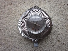 OROLOGIO ELIDE DA COLLANA CIONDOLO TASCA CASSA CUORE PER DONNA VINTAGE FUNZIONA